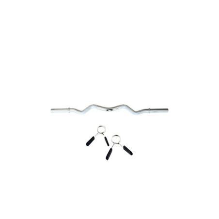 Barre Z 120 cm Ø30 mm avec ressort | CLUB-SHOP.fr