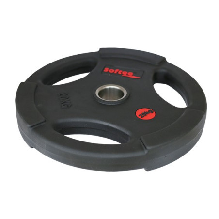 Disques olympiques Softee Ø50 mm caoutchouc | CLUB-SHOP.fr