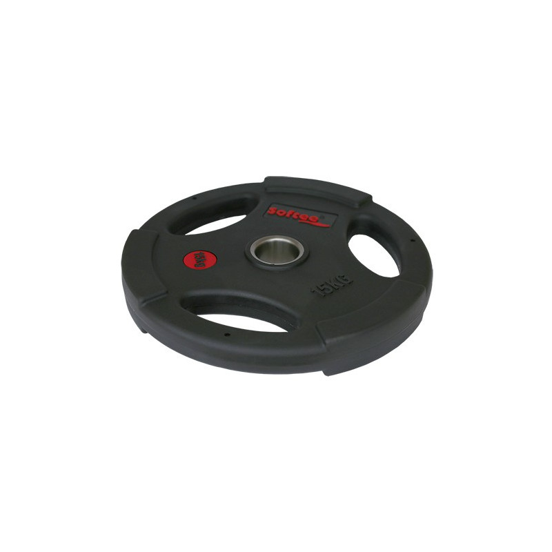 Disques olympiques Softee Ø50 mm caoutchouc | CLUB-SHOP.fr