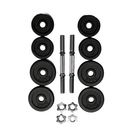 Kit haltères 20 kg Softee avec mallette | CLUB-SHOP.fr