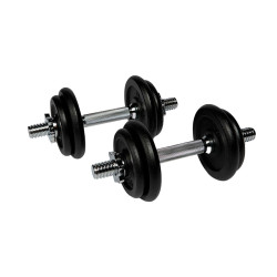 Kit haltères 20 kg Softee avec mallette | CLUB-SHOP.fr