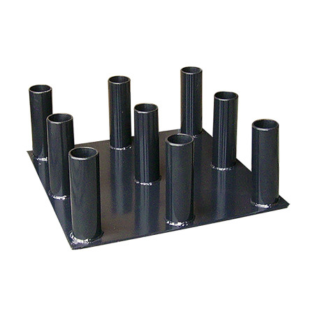 Support vertical barres 30 mm Softee – 9 emplacements | CLUB-SHOP.fr