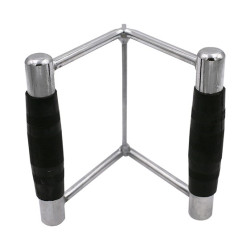 Poignée chromée Deportium caoutchoutée | CLUB-SHOP.fr 2