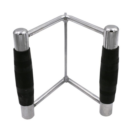 Poignée chromée Deportium caoutchoutée | CLUB-SHOP.fr