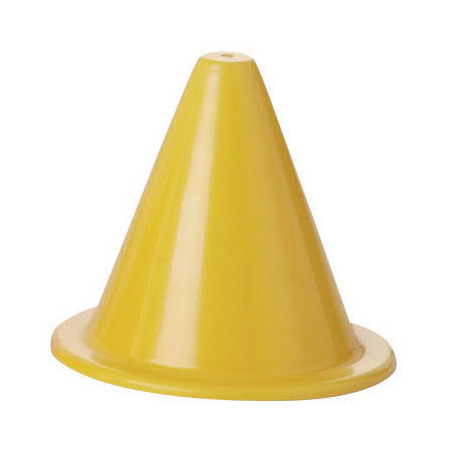 Cône souple 18 cm coloris jaune