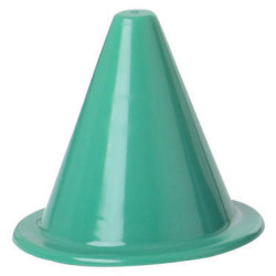 Cône souple 18 cm coloris jaune 2