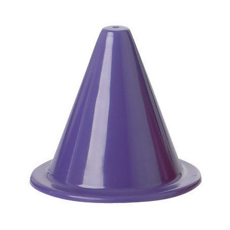 Cône souple 18 cm coloris violet