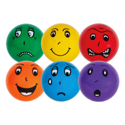 Lot de 12 Balles Émotions Ø20 cm – EPS & Écoles | CLUB-SHOP.fr