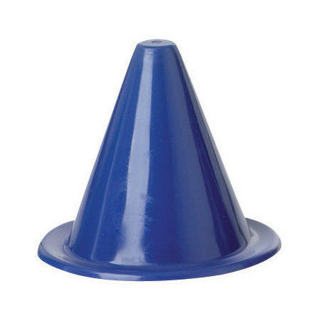 Cône souple 18 cm coloris bleu