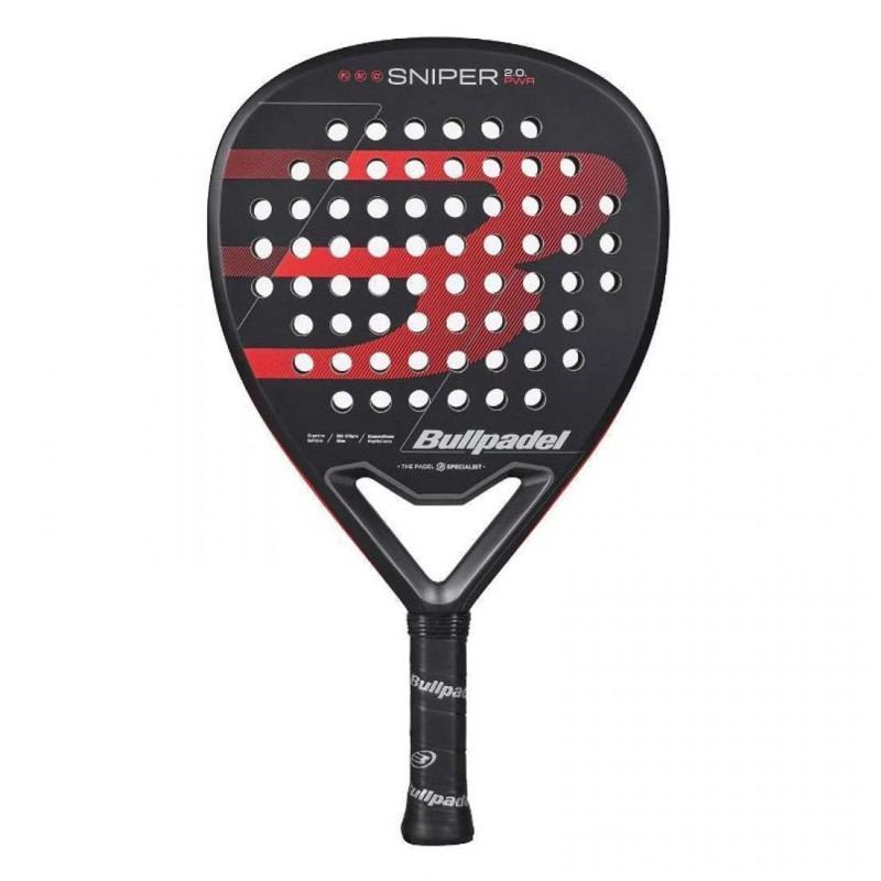 Raquette Padel Bullpadel Sniper 2.0 Power Noir | CLUB-SHOP.fr