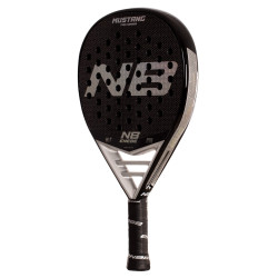 Raquette Padel Enebe Mustang Silver 3K Équilibrée | CLUB-SHOP.fr 2