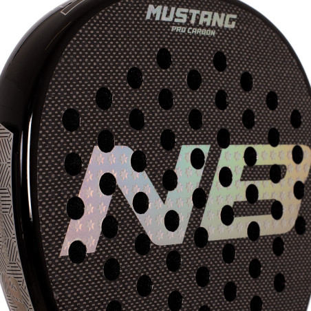 Raquette Padel Enebe Mustang Silver 3K Équilibrée | CLUB-SHOP.fr