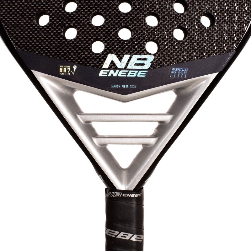 Raquette Padel Enebe Mustang Silver 3K Équilibrée | CLUB-SHOP.fr