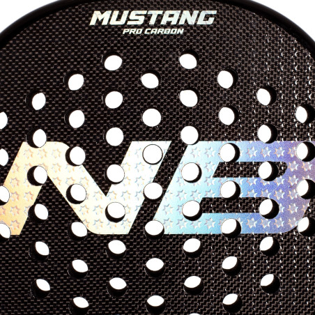 Raquette Padel Enebe Mustang Silver 3K Équilibrée | CLUB-SHOP.fr