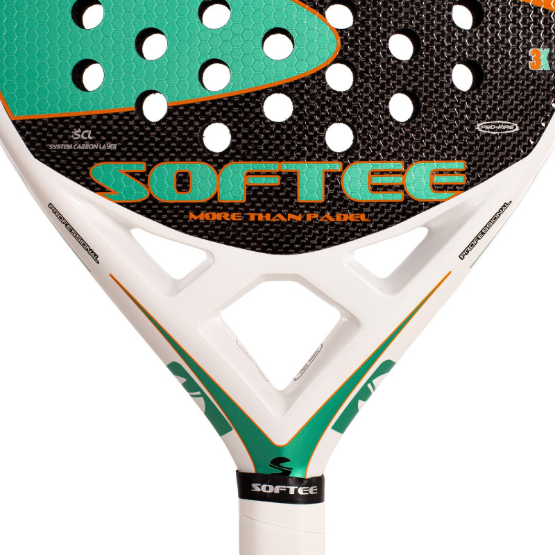 Raquette Padel Softee Freezer Carbon 3K Polyvalente | CLUB-SHOP.fr