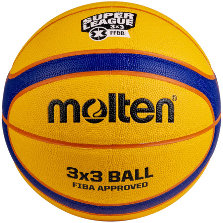 Ballon basket Molten B33T5000 3x3 FIBA | CLUB-SHOP.fr