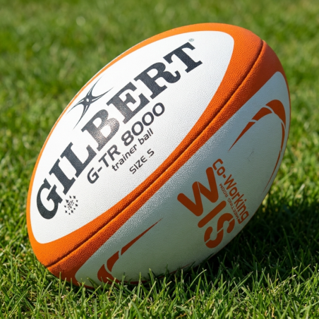 Ballon rugby personnalisé Gilbert G-TR8000 | CLUB-SHOP.fr