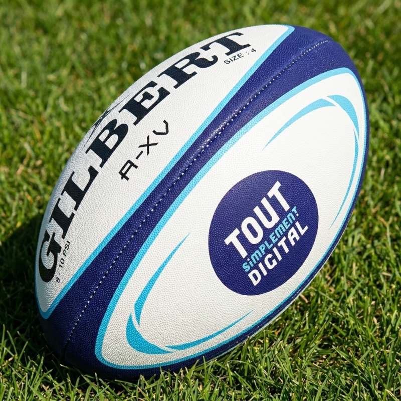 Ballon rugby personnalisé Gilbert A-XV club | CLUB-SHOP.fr