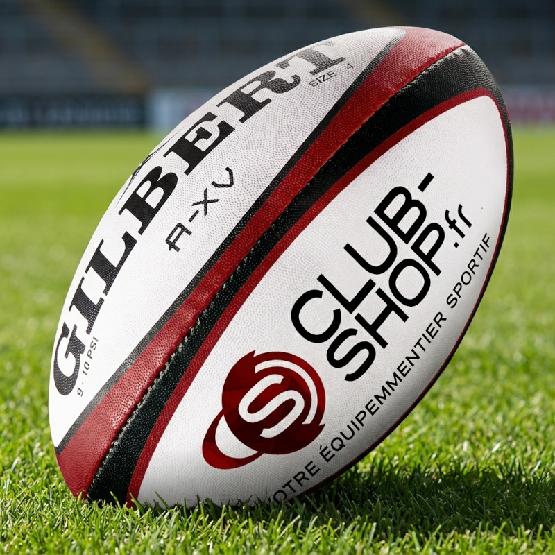 Ballon rugby personnalisé Gilbert A-XV club | CLUB-SHOP.fr