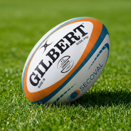 Ballon rugby personnalisé Gilbert ORION match | CLUB-SHOP.fr