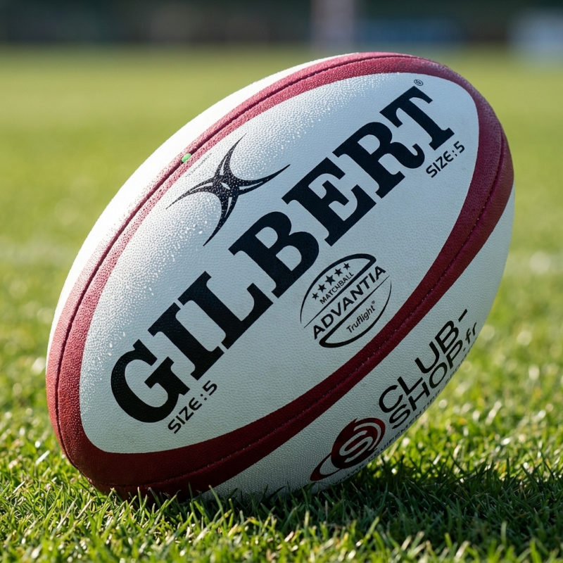 Ballon rugby personnalisé Gilbert Advantia match | CLUB-SHOP.fr
