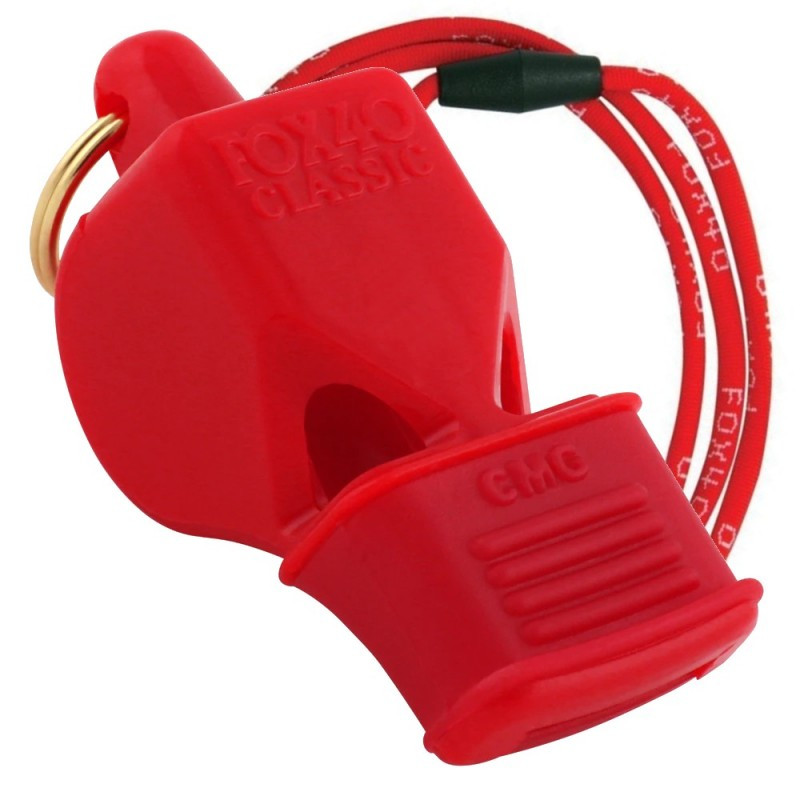 Sifflet Fox 40 Classic CMG Cordon Rouge 115 dB | CLUB-SHOP.fr