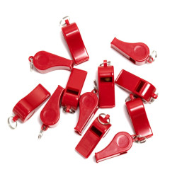 Pack 12 Sifflets Plastique BIP Multicolore | CLUB-SHOP.fr