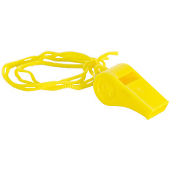 Pack 5 Sifflets Plastique Standard Avec Lanière | CLUB-SHOP.fr 2