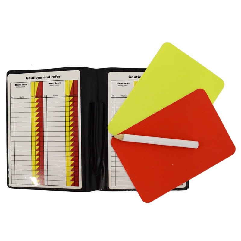 Porte Carte Arbitre RULE Cartons Crayon Bloc | CLUB-SHOP.fr