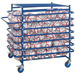 Chariot Porte Ballons BOTOR 80 Ballons Métal | CLUB-SHOP.fr