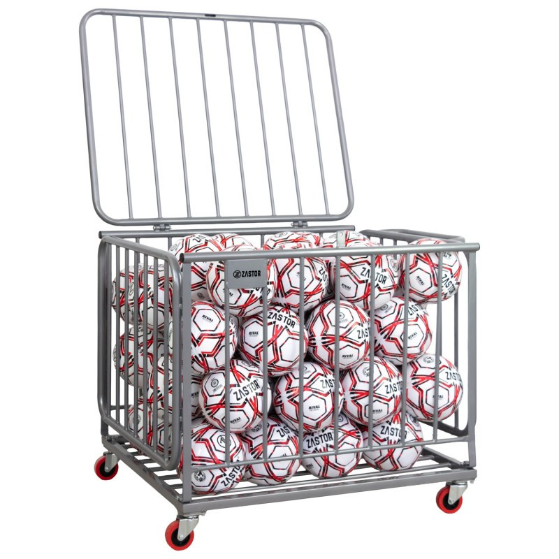 Chariot Porte Ballons BERNA 70 Ballons Acier | CLUB-SHOP.fr