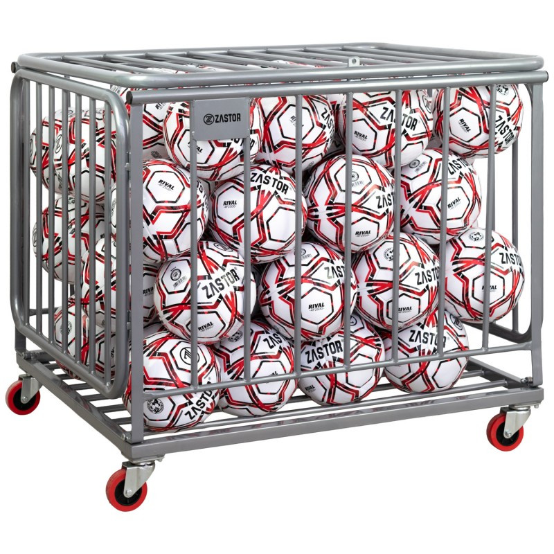 Chariot Porte Ballons BERNA 70 Ballons Acier | CLUB-SHOP.fr