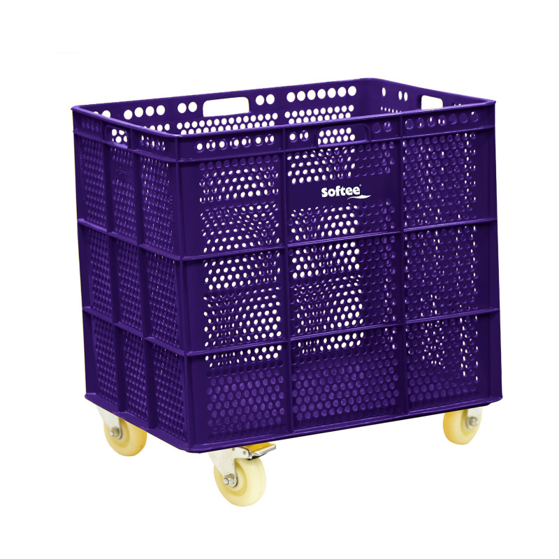 Panier À Ballons Avec Roues 12 Ballons | CLUB-SHOP.fr