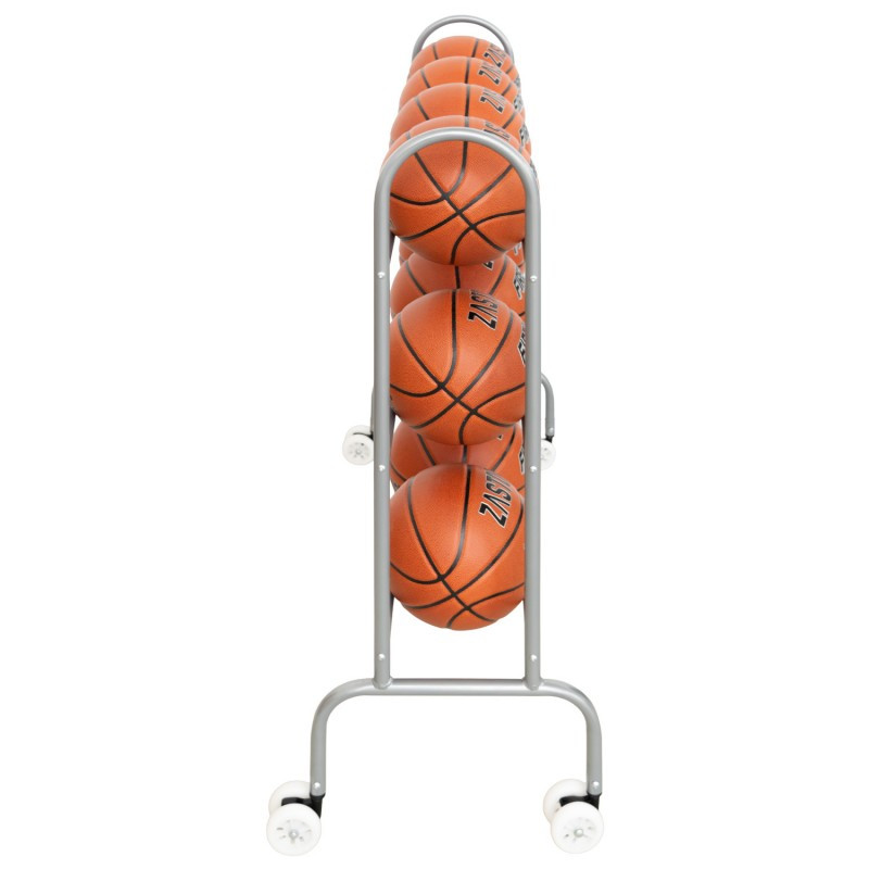Chariot Porte Ballons RACKY 12 Ballons Métal | CLUB-SHOP.fr