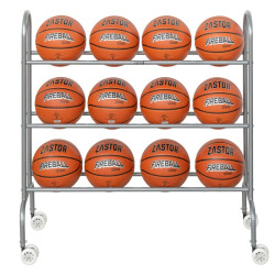Chariot Porte Ballons RACKY 12 Ballons Métal | CLUB-SHOP.fr 2