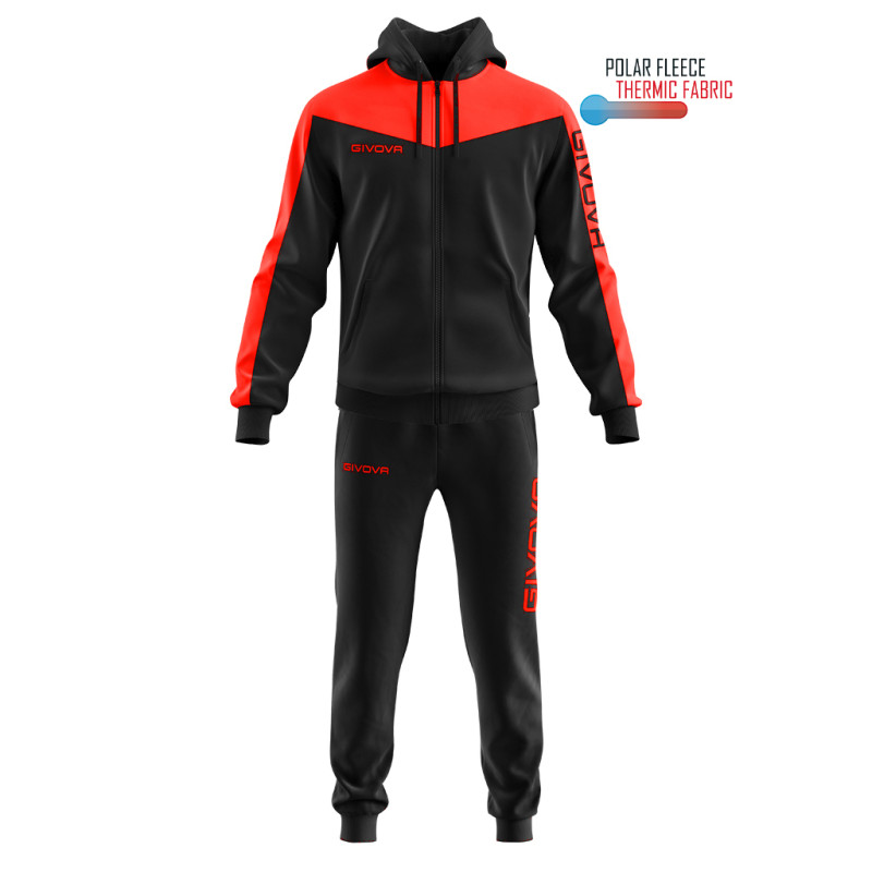 Survêtement Givova Roma Capuche Polaire | CLUB-SHOP.fr