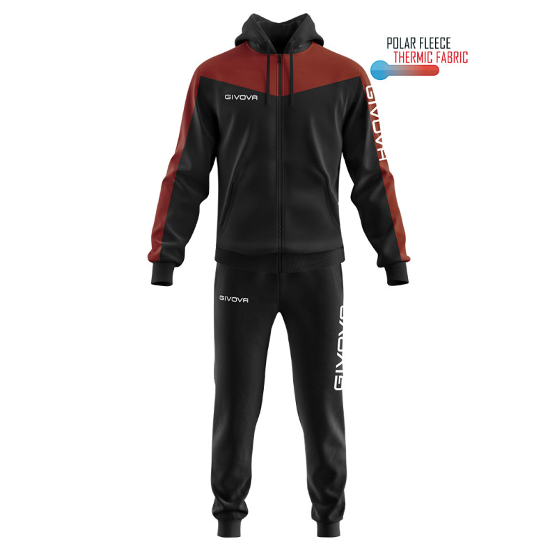 Survêtement Givova Roma Capuche Polaire | CLUB-SHOP.fr