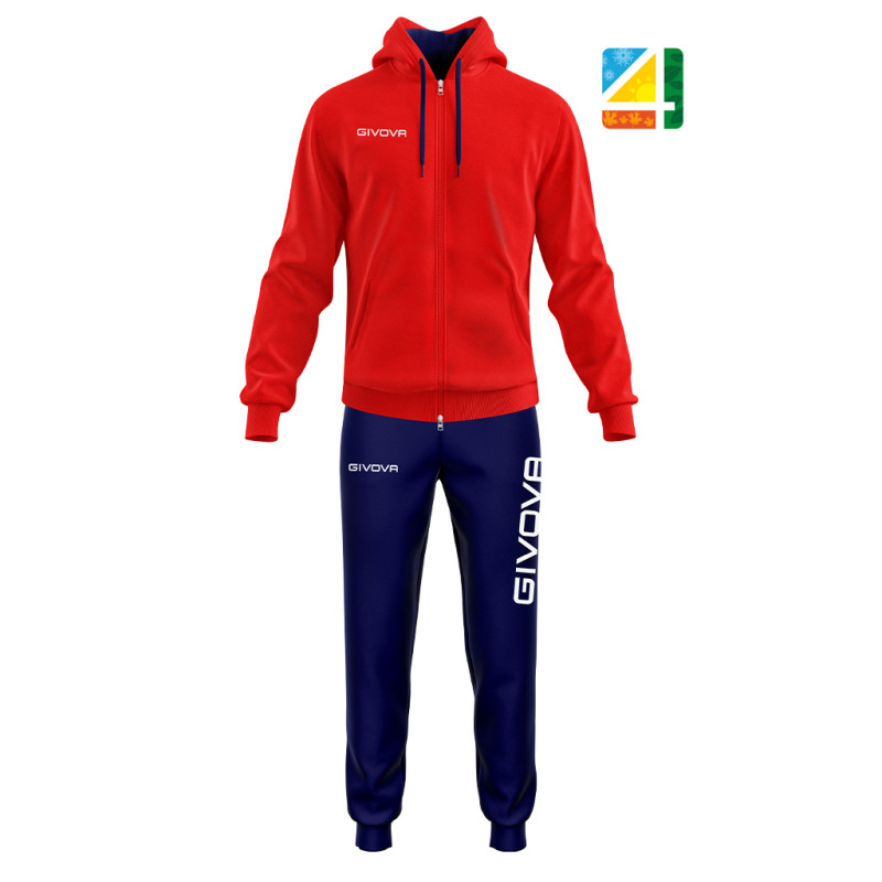 Survêtement Givova King Cotton Terry Poker | CLUB-SHOP.fr