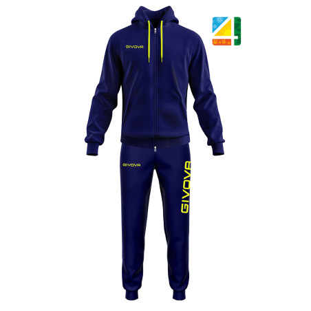 Survêtement Givova King Cotton Terry Poker | CLUB-SHOP.fr