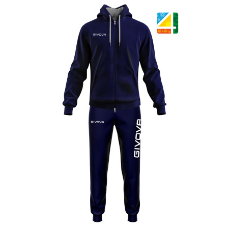 Survêtement Givova King Cotton Terry Poker | CLUB-SHOP.fr