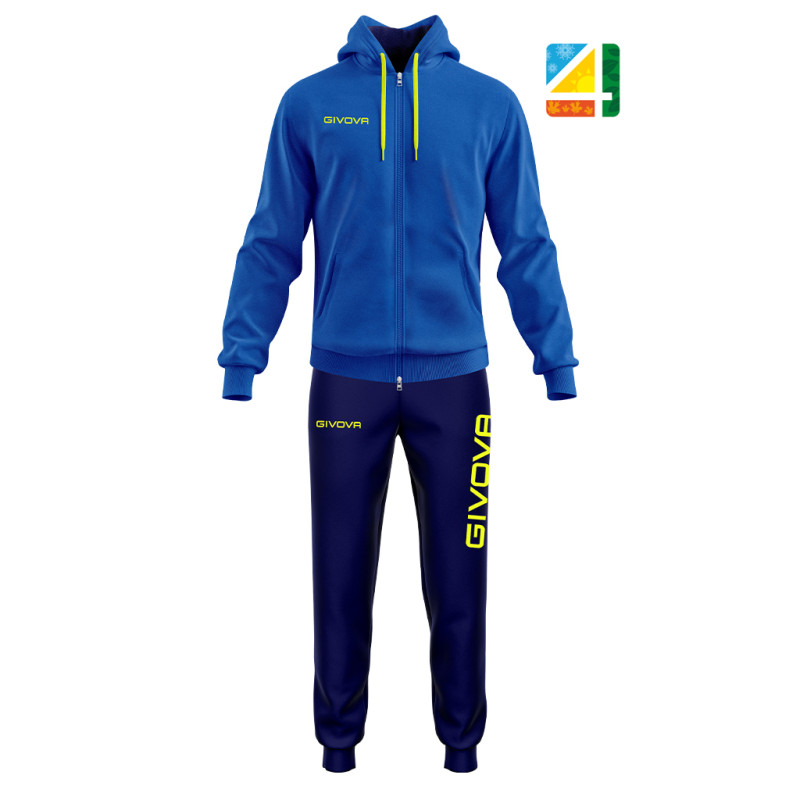 Survêtement Givova King Cotton Terry Poker | CLUB-SHOP.fr