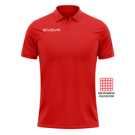 Polo Givova Pocket respirant micromesh | CLUB-SHOP.fr