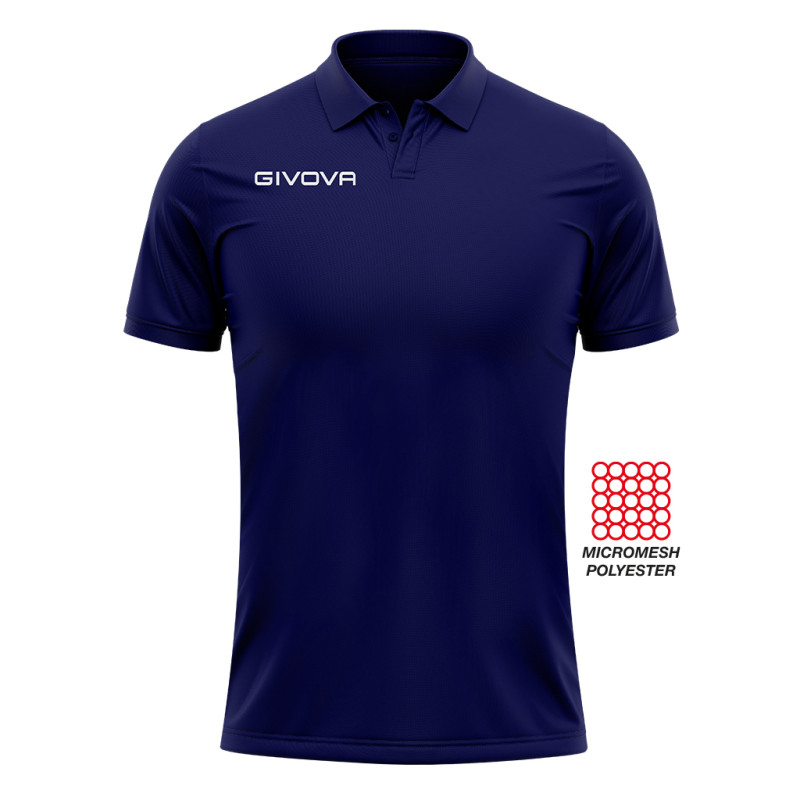 Polo Givova Pocket respirant micromesh | CLUB-SHOP.fr