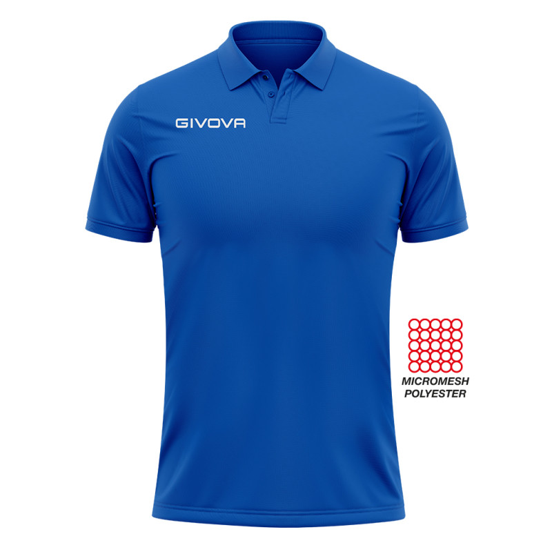 Polo Givova Pocket respirant micromesh | CLUB-SHOP.fr