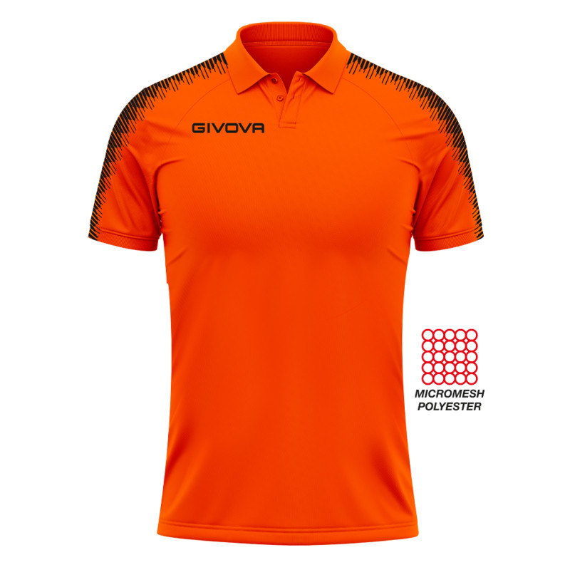 Polo Givova Club respirant micromesh | CLUB-SHOP.fr
