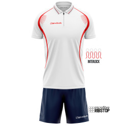 Kit Easy Givova polo et bermuda | CLUB-SHOP.fr