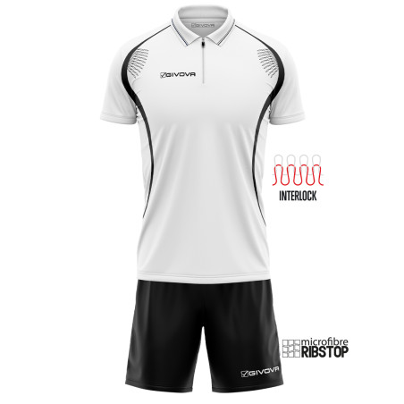 Kit Easy Givova polo et bermuda | CLUB-SHOP.fr