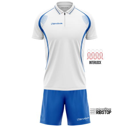 Kit Easy Givova polo et bermuda | CLUB-SHOP.fr