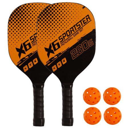 Set 2 Raquettes Pickleball Bois | CLUB-SHOP.fr