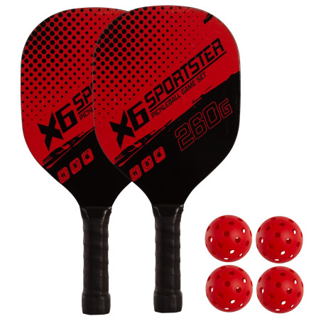 Set 2 Raquettes Pickleball Bois | CLUB-SHOP.fr